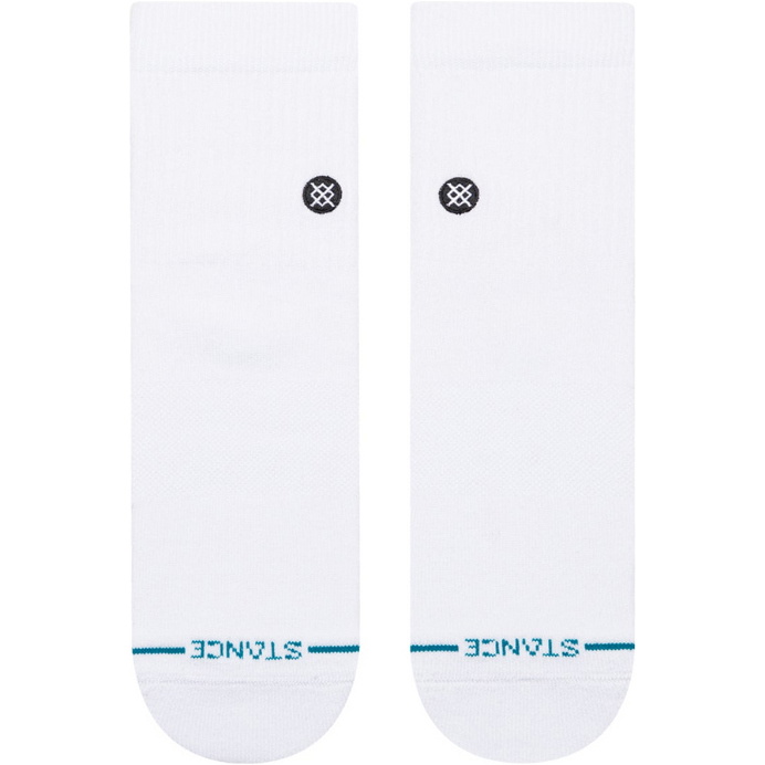 2026 Stance Unisex Icon Quarter Socks A356A21IQT - White